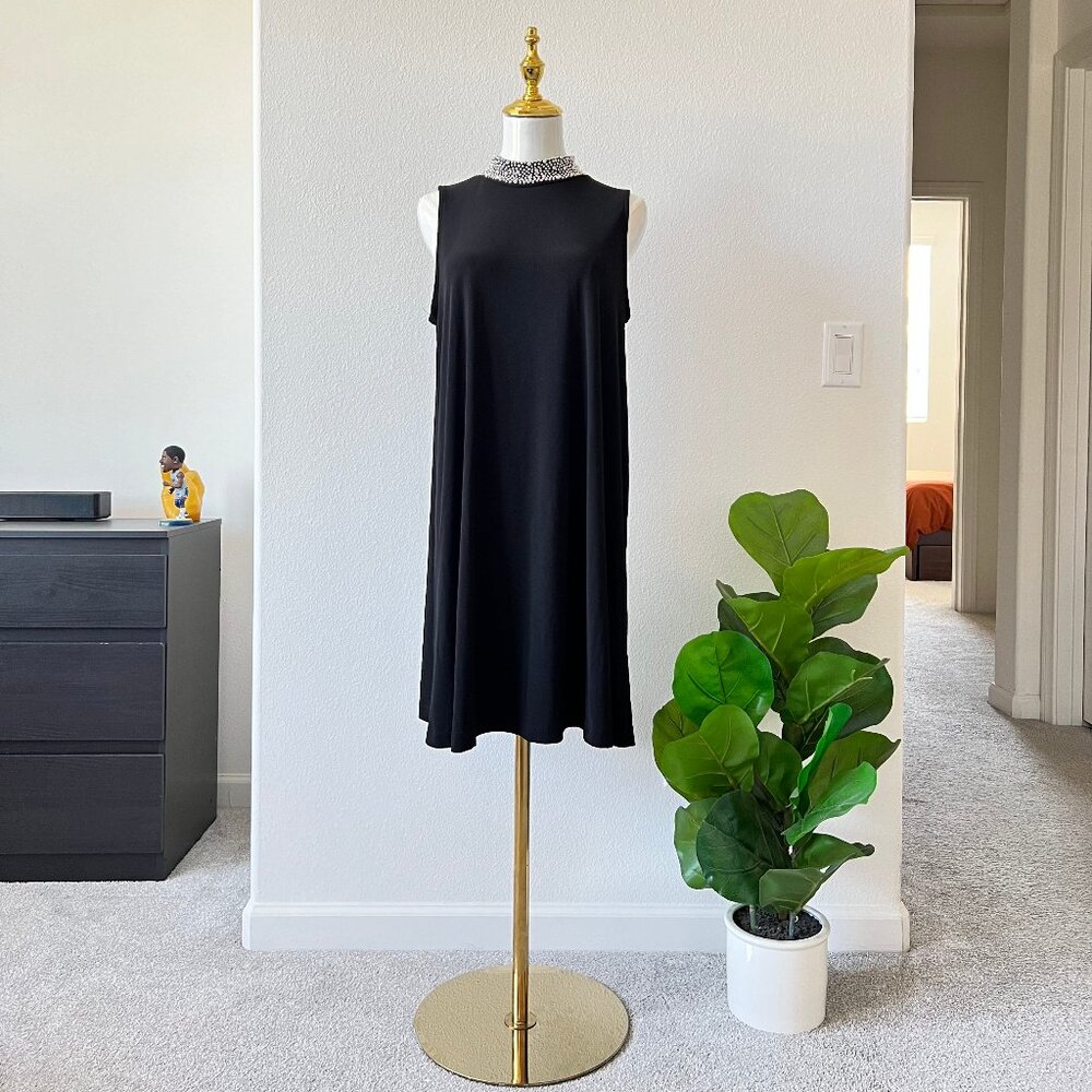 Black Embellished Tahari Dress